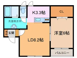 ペパーミント【1階】の間取り