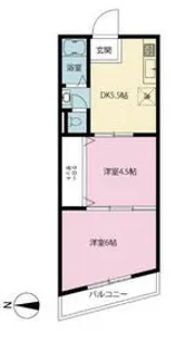 潮田マンション【5階】の間取り