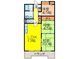 ボンメゾン双葉【3階】の間取り