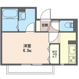 恵比寿ハイムヒロ【1階】の間取り