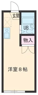 ニシヤマハイツ【1階】の間取り