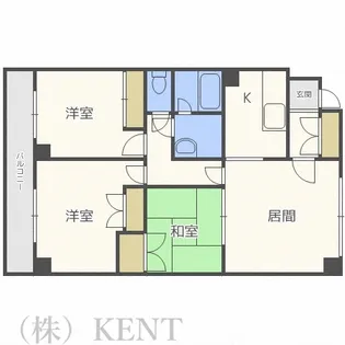 コンフォートレジデンス【3階】の間取り