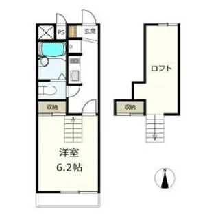 パステロ【1階】の間取り