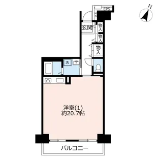 URベイシティ本牧南【6階】の間取り