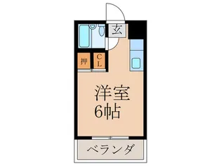苅田ドミトリーA棟【2階】の間取り