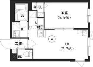 コローレ中の島【2階】の間取り