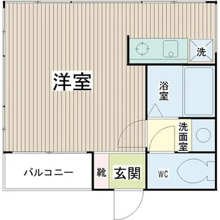 HOKI HAUS川崎【6階】の間取り