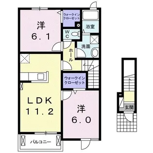 フェリオ【2階】の間取り