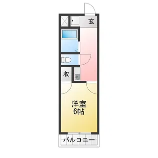イーストコート【2階】の間取り