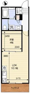 Fenice Hakuraku(フェニーチェ白楽)【1階】の間取り