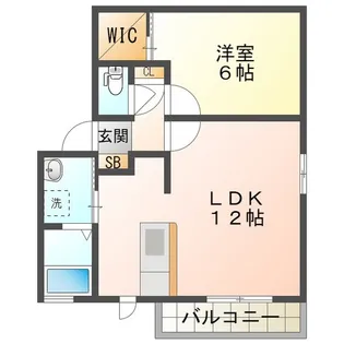 イーグル B【1階】の間取り