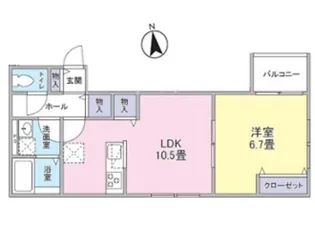 フォルトナ【2階】の間取り