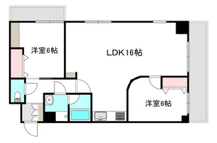 コマツエステート2【5階】の間取り