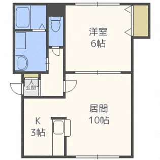 ノーススターH【1階】の間取り