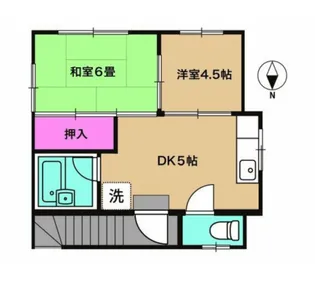 ハイツシン【2階】の間取り