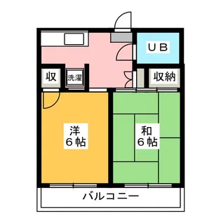 ロイヤルマンション今井【2階】の間取り