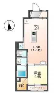 カーサ ピアッタ【1階】の間取り
