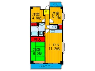 元町RURAL【2階】の間取り