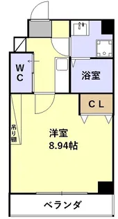 KRCレジデンス二条城北【4階】の間取り