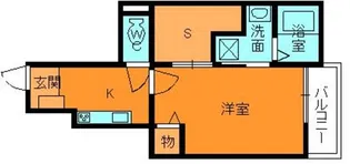 ヒーリングヴィレッジ【1階】の間取り