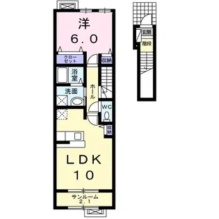 リファインドIII【2階】の間取り