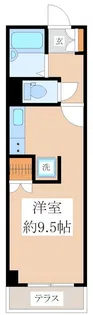 バウハウス秋城【1階】の間取り