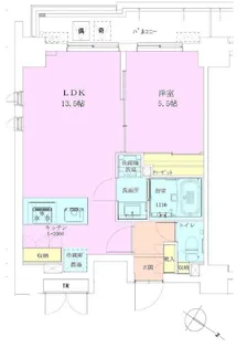 恵比寿レジデンス弐番館【8階】の間取り