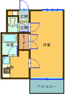 プリモ小相木【1階】の間取り