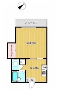 モンメゾン旭【2階】の間取り