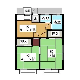 正仁荘【1階】の間取り