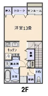 レジナス【2階】の間取り