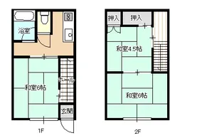 竹本アパート【1階】の間取り