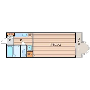 スターツアルファネクスト長嶺【2階】の間取り