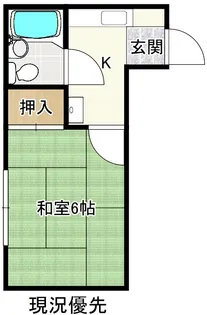 スカイコーポ【2階】の間取り
