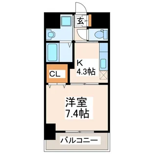 アンクレージュ・KAZ【3階】の間取り