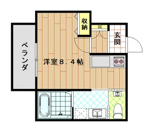 Ys PreciousIX【2階】の間取り