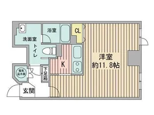 ルラシオン札幌駅前【3階】の間取り