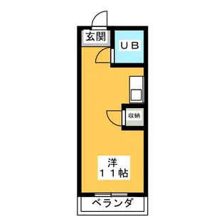 幸川マンション南館【4階】の間取り