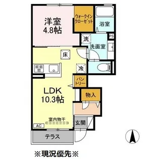 サンガーデン【1階】の間取り