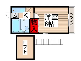 b′CASA千葉野田re-born【2階】の間取り