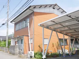 森重アパート_西側の外観