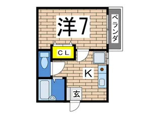 プリモオ-クランドMT【1階】の間取り