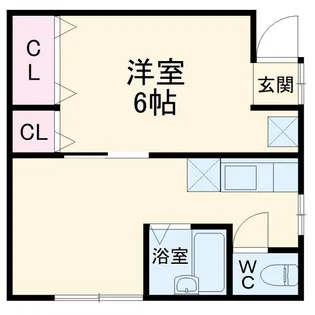 コーポタナカII【2階】の間取り