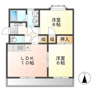 サクセスII【3階】の間取り