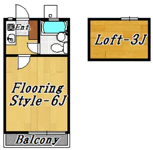 エクセル1【1階】の間取り