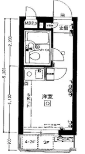 東京都杉並区上高井戸1【マンション】の間取り