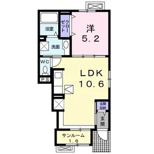 メゾン プラージュ【1階】の間取り