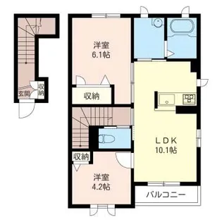 ソリエ【2階】の間取り