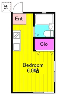 1Rの間取り画像