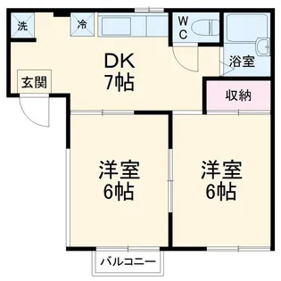 モンセジュール【1階】の間取り